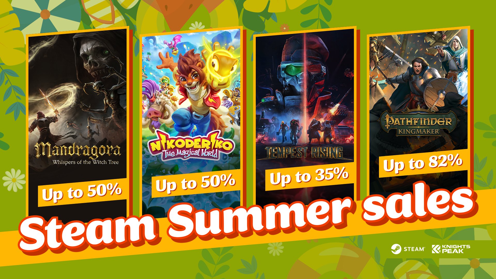 Steam Summer Sale is now LIVE with great savings on the entire Knights Peak cata...
